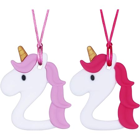 Unicorn Sensory Chew Necklace - Mama & Ivy