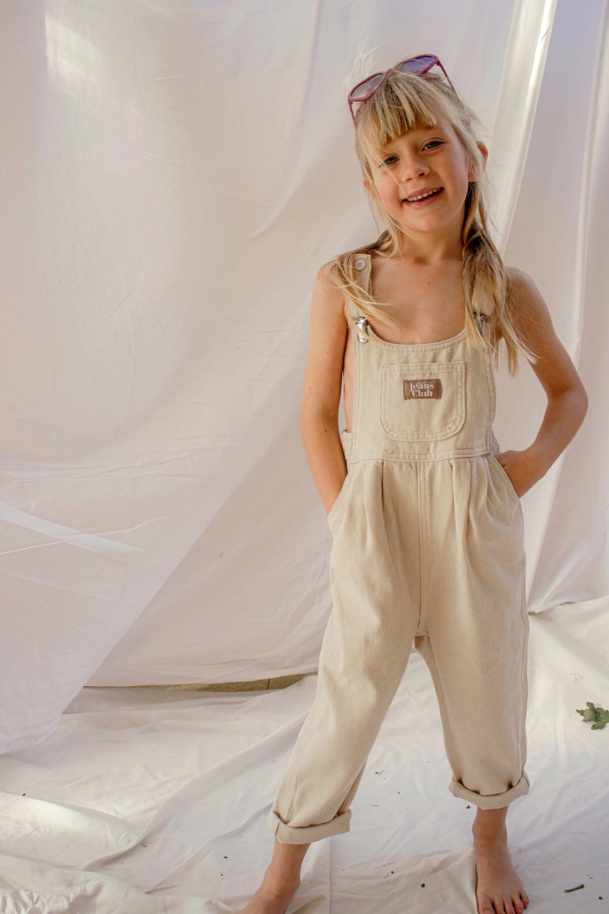 Bowie Bubble Overall - Natural - Mama & Ivy