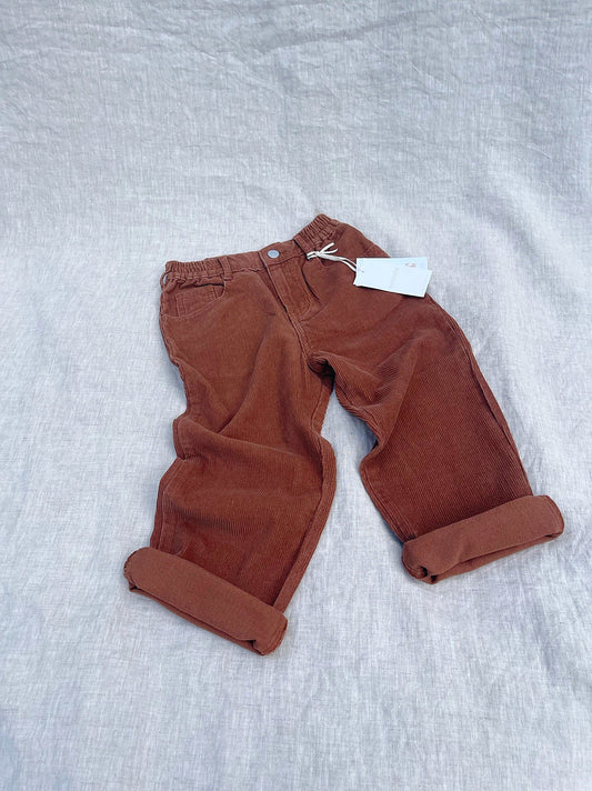 Jagger Jean - Oak Brown Cord - Mama & Ivy