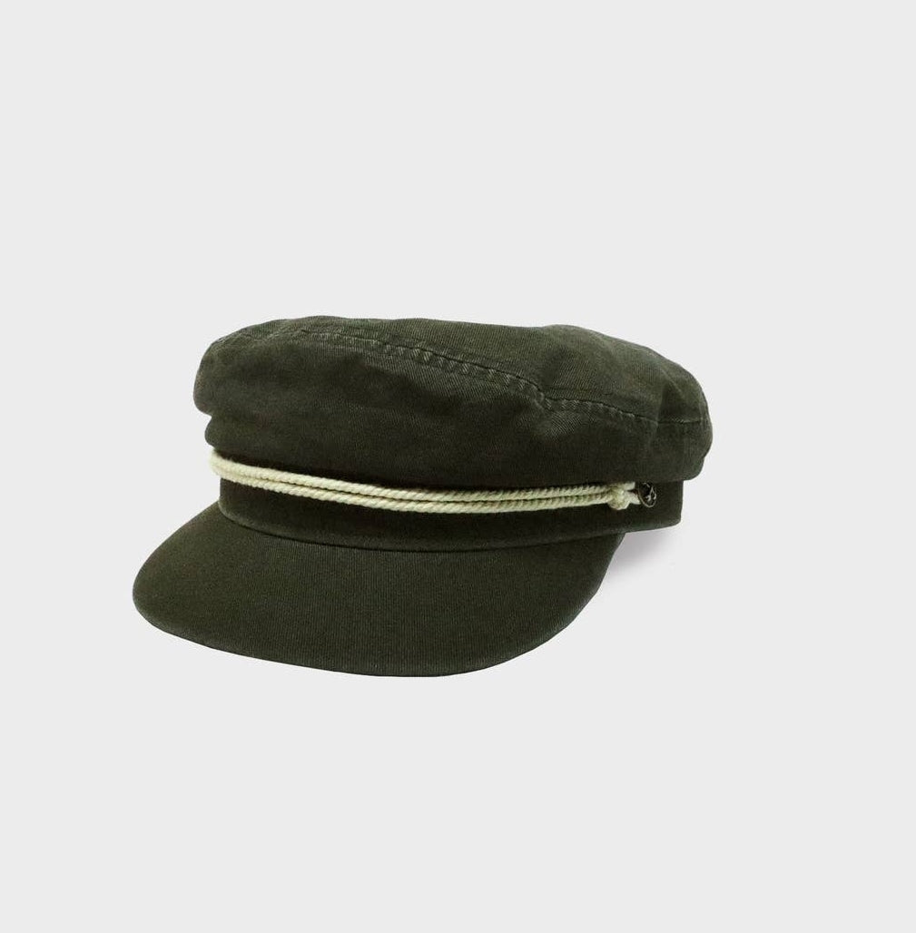 The Hinterland Captain Hat / Vintage Wash Green - Mama & Ivy