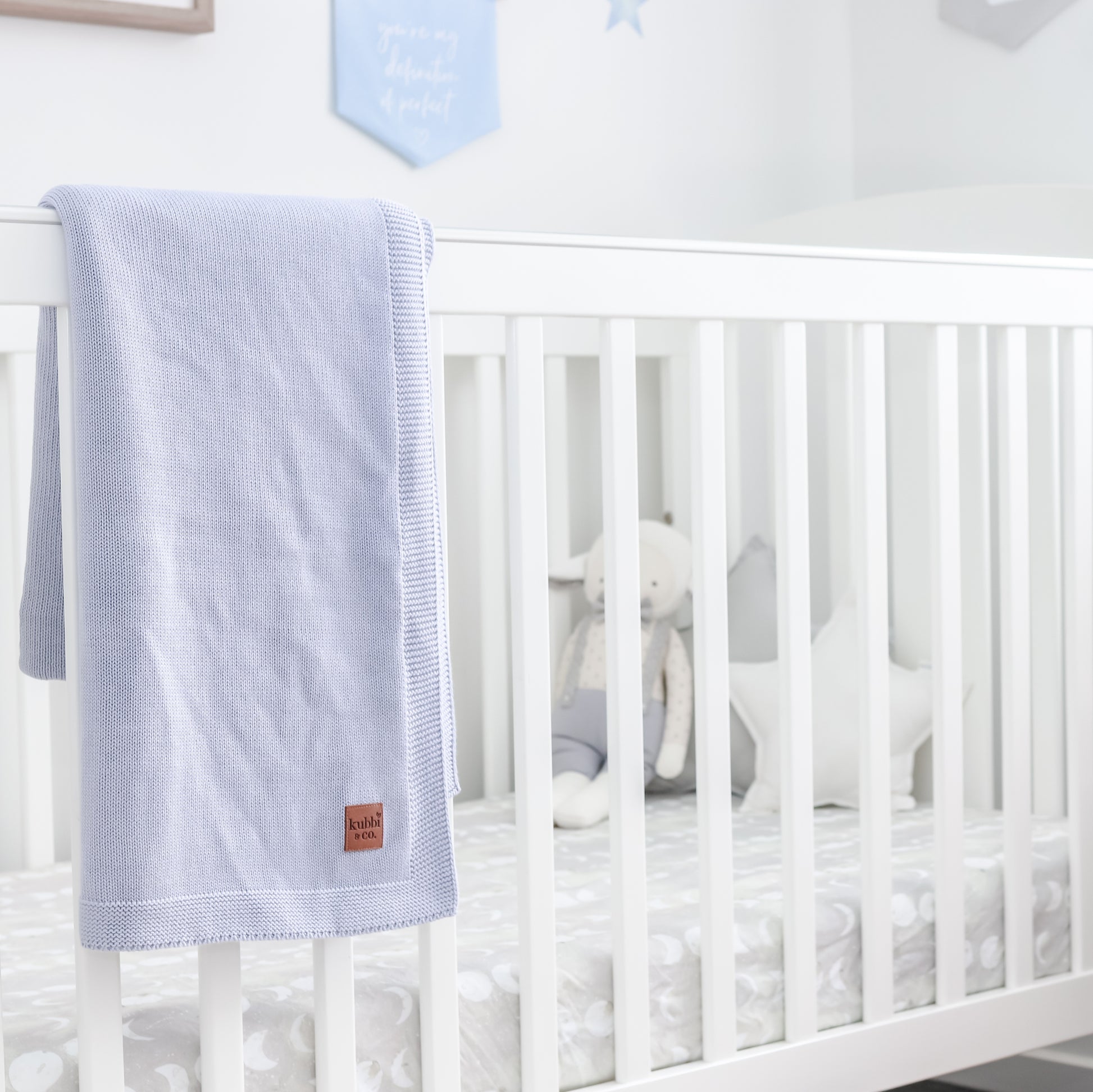 Organic Cotton Knit Blankets - Mama & Ivy