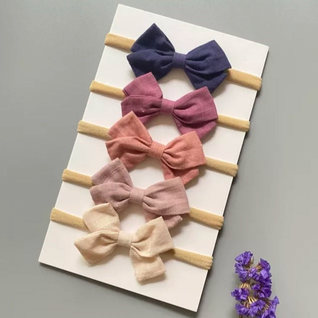 Little Bows Headbands 5 pk - Mama & Ivy