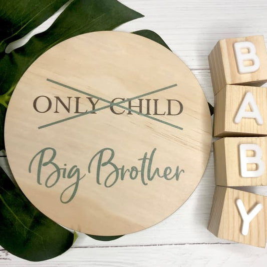 Sibling Announcement Disc - Mama & Ivy